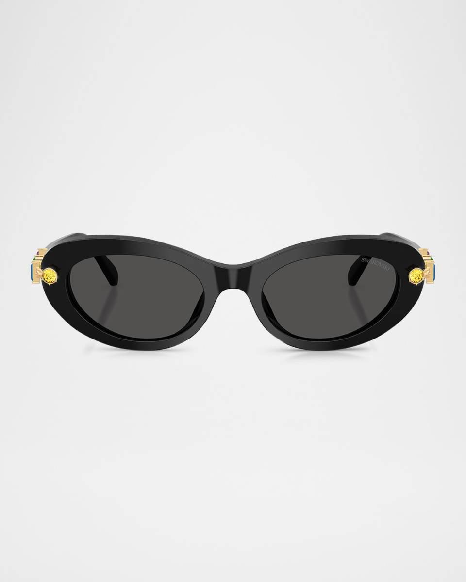Swarovski SK6042 Oval Sunglasses